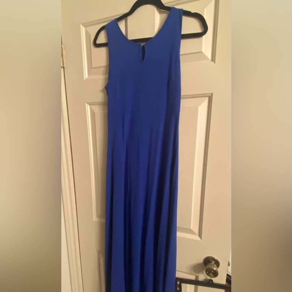 Talbots Maxi Blue Dress XS EUC